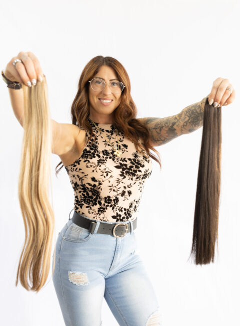 Megan at Style and Grace Hair Salon in Hamburg